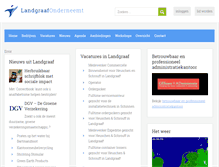 Tablet Screenshot of landgraafonderneemt.nl